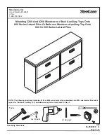 Steelcase 4200 Woodcore Assembly Directions preview