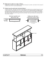 Предварительный просмотр 3 страницы Steelcase 4200 Woodcore Assembly Directions