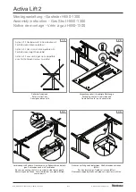 Предварительный просмотр 3 страницы Steelcase Activa Lift 2 H650-1300 Assembly Instruction Manual