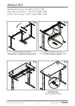 Предварительный просмотр 5 страницы Steelcase Activa Lift 2 H650-1300 Assembly Instruction Manual