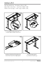 Предварительный просмотр 6 страницы Steelcase Activa Lift 2 H650-1300 Assembly Instruction Manual