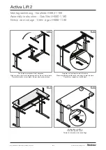 Предварительный просмотр 9 страницы Steelcase Activa Lift 2 H650-1300 Assembly Instruction Manual