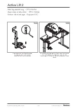 Предварительный просмотр 13 страницы Steelcase Activa Lift 2 H650-1300 Assembly Instruction Manual