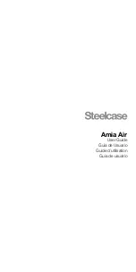 Preview for 1 page of Steelcase Amia Air User Manual