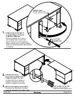 Предварительный просмотр 2 страницы Steelcase Arbor Return Unit Assembly Directions