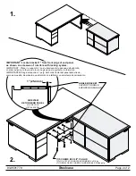 Предварительный просмотр 2 страницы Steelcase Ashbury 48" Full Return Installation