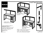 Предварительный просмотр 1 страницы Steelcase Avenir Panel Worksurface with Pedestal to the Floor Manual