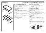 Steelcase Campfire Big Table Assembly Instructions Manual preview