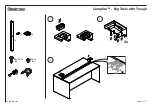 Предварительный просмотр 9 страницы Steelcase Campfire Big Table Assembly Instructions Manual