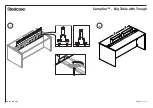 Предварительный просмотр 11 страницы Steelcase Campfire Big Table Assembly Instructions Manual