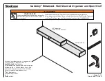 Steelcase Currency Enhanced Wall Mounted Organizer and Open Shelf Assembly Directions preview