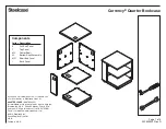 Steelcase Currency Quarter Bookcase Instruction Manual preview