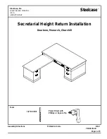 Preview for 1 page of Steelcase Dearborn Installation