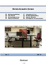 Preview for 1 page of Steelcase Divisio User Manual