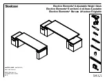 Preview for 1 page of Steelcase Elective Elements Adjustable Height Desk Manual