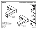 Steelcase Elective Elements Glass Modesty Panel Assembly Instructions Manual preview