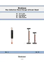 Steelcase Flex Collection Power Hanger & Power Stand Quick Manual предпросмотр