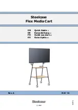 Предварительный просмотр 1 страницы Steelcase Flex Media Cart Quick Manual