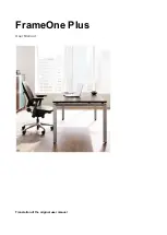 Preview for 1 page of Steelcase FrameOne Plus User Manual