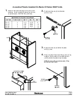 Предварительный просмотр 2 страницы Steelcase Hang-On Acoustical Panel Installation