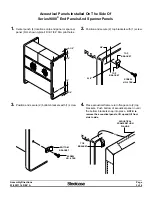 Предварительный просмотр 3 страницы Steelcase Hang-On Acoustical Panel Installation