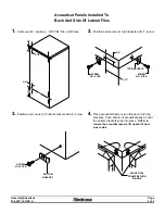 Предварительный просмотр 4 страницы Steelcase Hang-On Acoustical Panel Installation