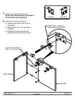 Preview for 2 page of Steelcase IMPACT Bullet Desk Assembly Directions