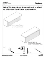 Steelcase IMPACT Assembly Directions preview