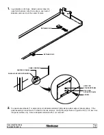 Preview for 2 page of Steelcase Kickplate Onto A 2” Panel Assembly Directions