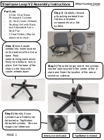 Steelcase Leap V2 Assembly Instructions preview