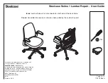 Предварительный просмотр 1 страницы Steelcase Lumbar 1 Series User Manual