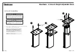 Предварительный просмотр 3 страницы Steelcase Manifesto Airtouch Height Adjustable Desk Manual