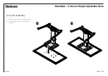 Предварительный просмотр 7 страницы Steelcase Manifesto Airtouch Height Adjustable Desk Manual