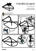 Предварительный просмотр 5 страницы Steelcase media:scape mobile Assembly Directions