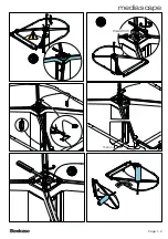 Предварительный просмотр 6 страницы Steelcase media:scape mobile Assembly Directions
