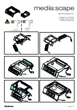 Предварительный просмотр 10 страницы Steelcase media:scape mobile Assembly Directions