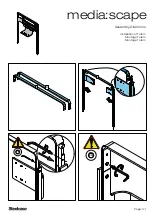 Предварительный просмотр 16 страницы Steelcase media:scape mobile Assembly Directions