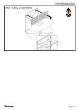 Предварительный просмотр 19 страницы Steelcase media:scape mobile Assembly Directions