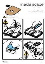 Предварительный просмотр 21 страницы Steelcase media:scape mobile Assembly Directions