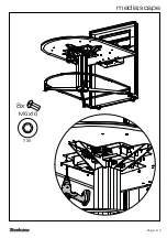 Предварительный просмотр 23 страницы Steelcase media:scape mobile Assembly Directions