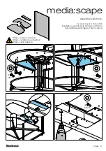 Предварительный просмотр 27 страницы Steelcase media:scape mobile Assembly Directions