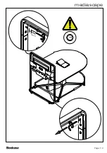 Предварительный просмотр 28 страницы Steelcase media:scape mobile Assembly Directions