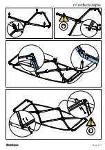 Предварительный просмотр 33 страницы Steelcase media:scape mobile Assembly Directions