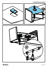 Предварительный просмотр 36 страницы Steelcase media:scape mobile Assembly Directions