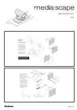 Предварительный просмотр 44 страницы Steelcase media:scape mobile Assembly Directions