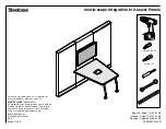 Steelcase media:scape mobile Assembly Instructions Manual предпросмотр