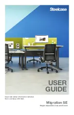 Предварительный просмотр 1 страницы Steelcase Migration SE Height-Adjustable Desk and Bench User Manual