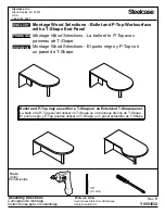 Preview for 1 page of Steelcase Montage Wood Selections Bullet Worksurface Quick Start Manual