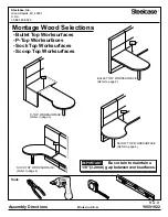 Предварительный просмотр 1 страницы Steelcase Montage Wood Selections Assembly Directions