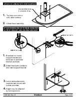 Предварительный просмотр 2 страницы Steelcase Montage Wood Selections Assembly Directions